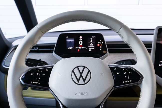 Vw id buzz steering wheel hotsell